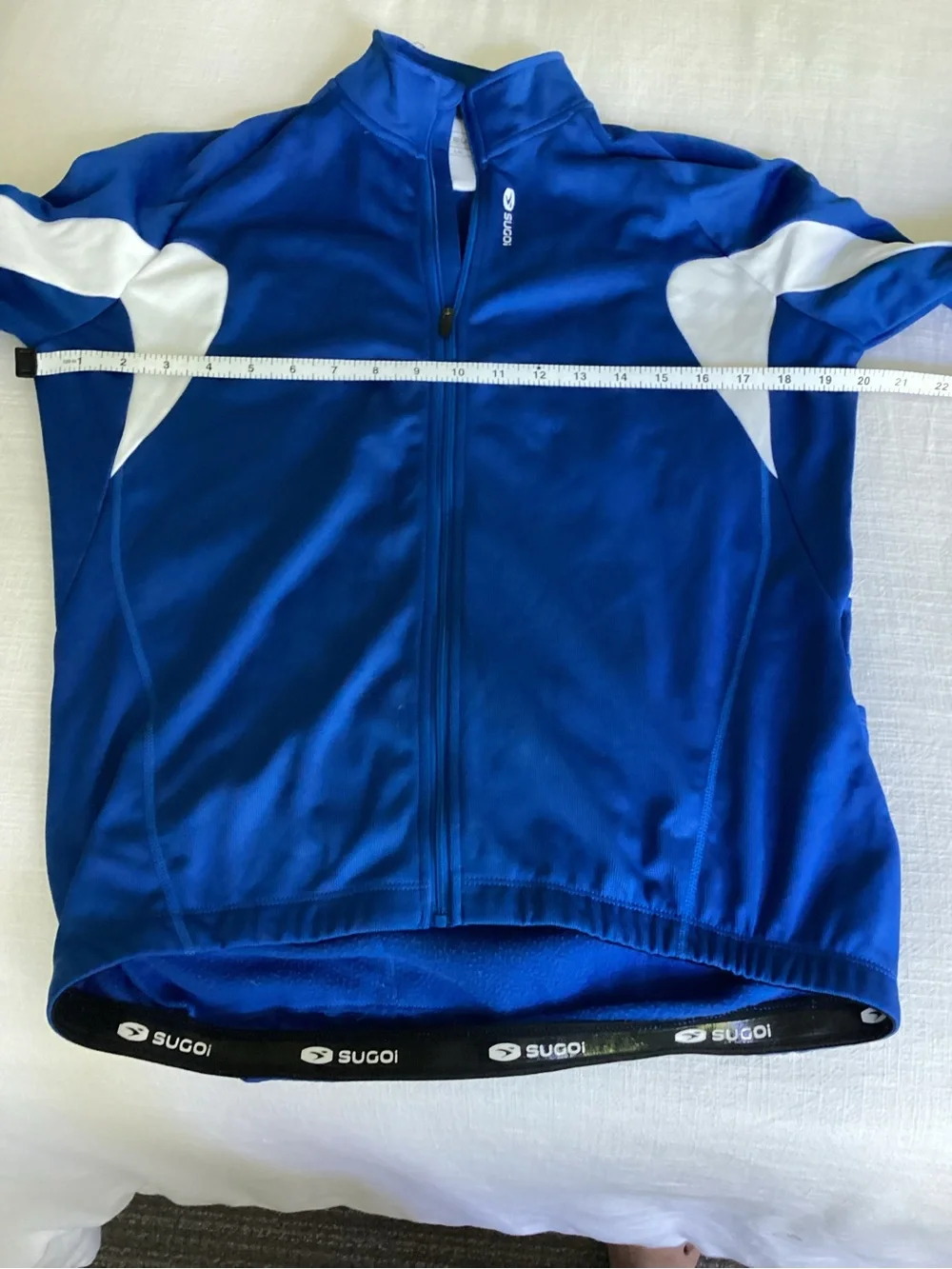 Sugoi Hotshot 11 Jersey Men’s Large Blue White